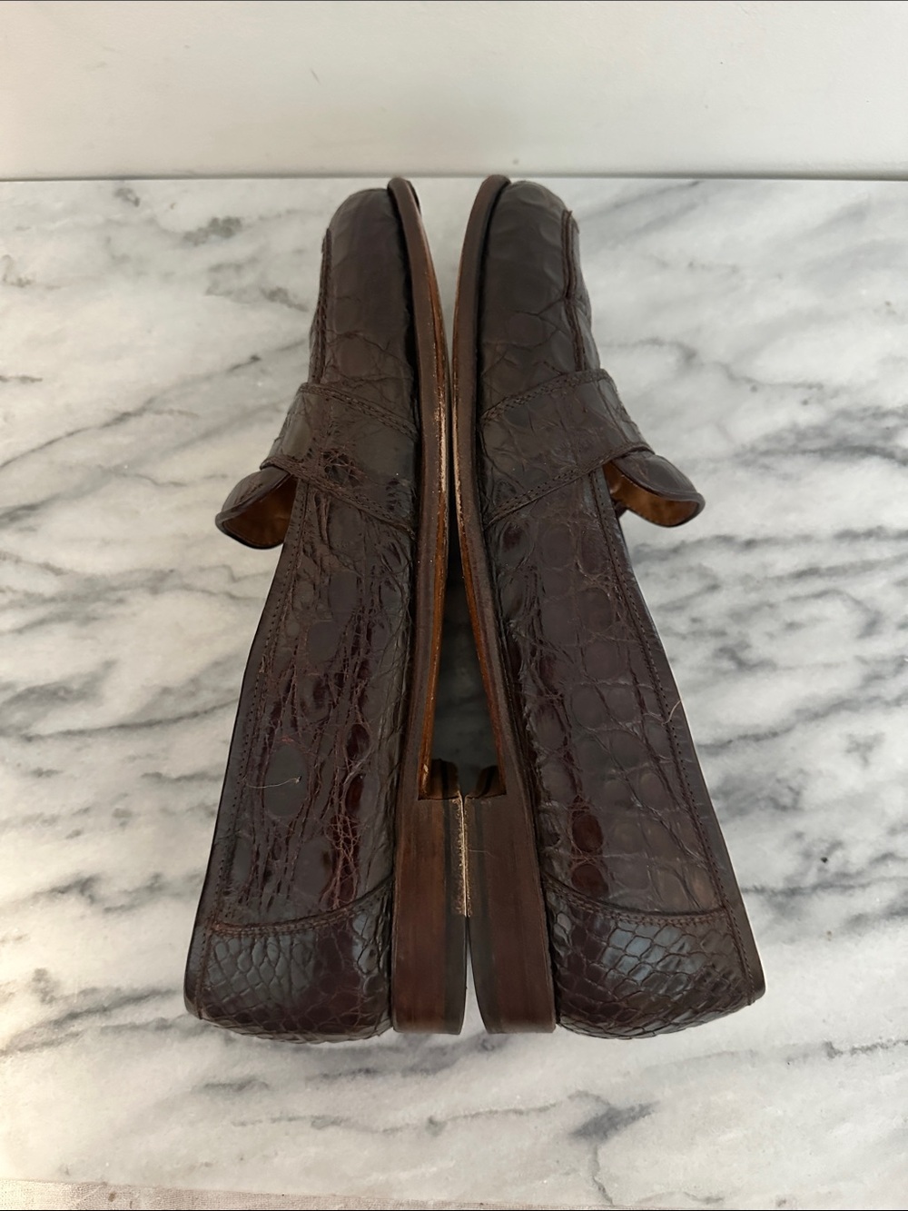 Zelli Italia Tuscany Caiman
Crocodile Penny Loafers
Men's 10 M Brown italy - Picture 8 of 13